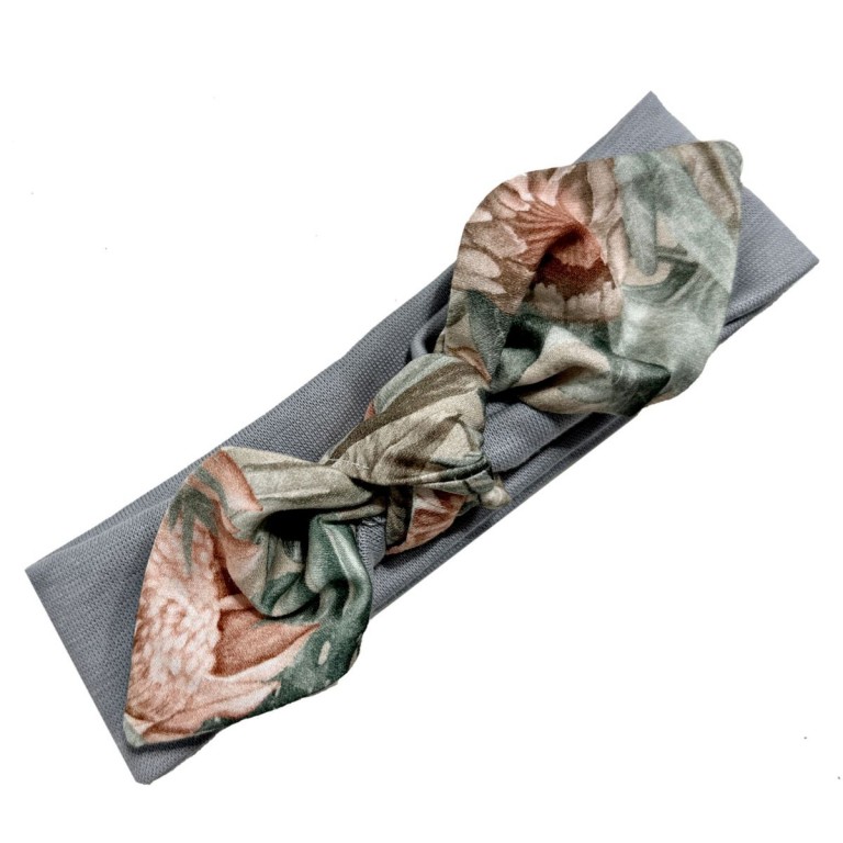Headband Grey Botanic