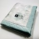 Newborn Blanket 60x70cm Light Khaki Flower Jam - Velvet