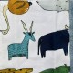 Second Type (no. 418) - Seatbelt Cover Navy In the Zoo - Velvet