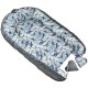 Baby Nest Dark Grey Dreaming Dino - Velvet
