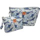 Cosmetic Bag Set Dreaming Dino S and L