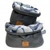 Container Set Navy Dark Grey Dreaming Dino S and M