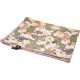 Newborn Blanket Light 75x100 Sepia Rose Hello Parrots - Velvet