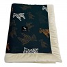 Kocyk Velvet 60x70 Latte Follow the Zebra