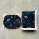Newborn Blanket 60x70cm Latte Follow the Zebra - Velvet
