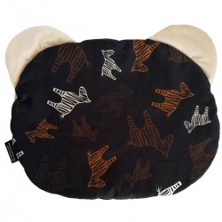 Teddy Pillow Latte Follow the Zebra - Velvet