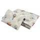 Preschooler Set Blanket 100x130cm + Pillow 40x60 Velvet Silver Up in the Air