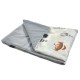 Preschooler Set Blanket 100x130cm + Pillow 40x60 Velvet Silver Up in the Air