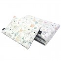 Preschooler Set Blanket 100x130cm + Pillow 40x60 Velvet Grey Tender Friends