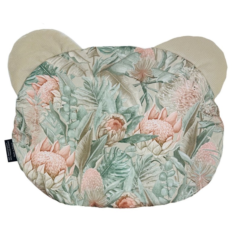 Teddy Pillow Latte Botanic - Velvet