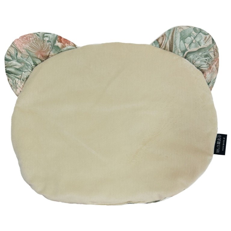 Teddy Pillow Latte Botanic - Velvet