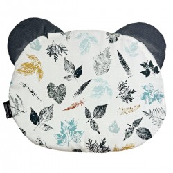 Teddy Pillow Dark Grey Goldenprint - Velvet