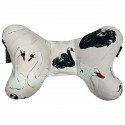 Shock-Absorbent Pillow Sepia Rose Swans - Velvet