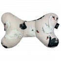 Shock-Absorbent Pillow Silver Swans - Velvet