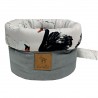 Container/Basket Silver Swans "S"