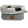Container/Basket Silver Swans "M"