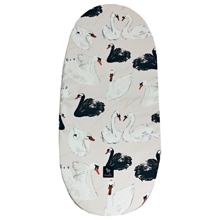 Bedsheet 35x75cm Swans