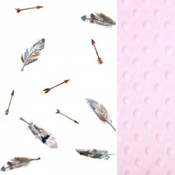 Second Type (465) - Bed Bumper 70x140cm - Dusty Rose Pure Minky