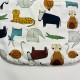 Second Type (No. 464) - Baby Pillow In the Zoo 20x30