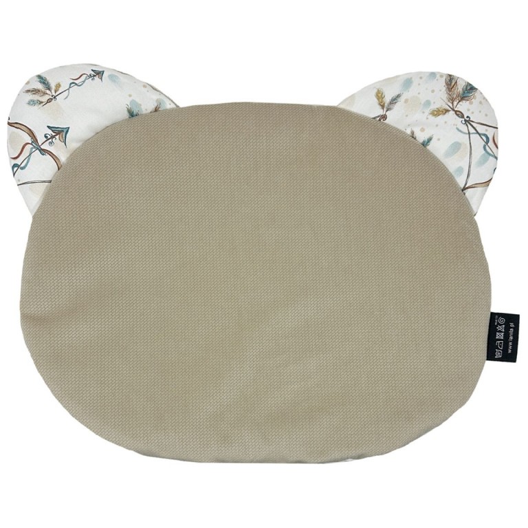 Teddy Pillow Latte Indiana - Velvet