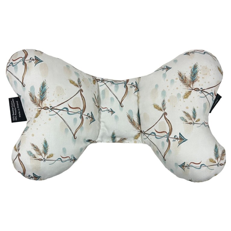 Shock-Absorbent Pillow Latte Indiana - Velvet