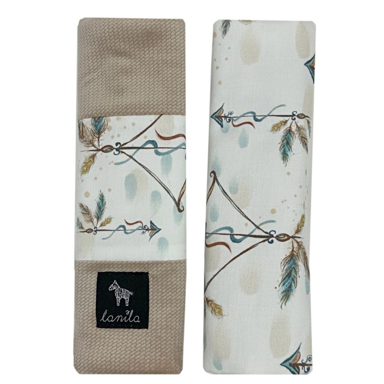 Seatbelt Cover Latte Indiana - Velvet