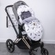 Spring Stroller Bag S/M (0-1 year) Grey Pure Velvet
