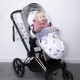 Spring Stroller Bag S/M (0-1 year) Grey Pure Velvet