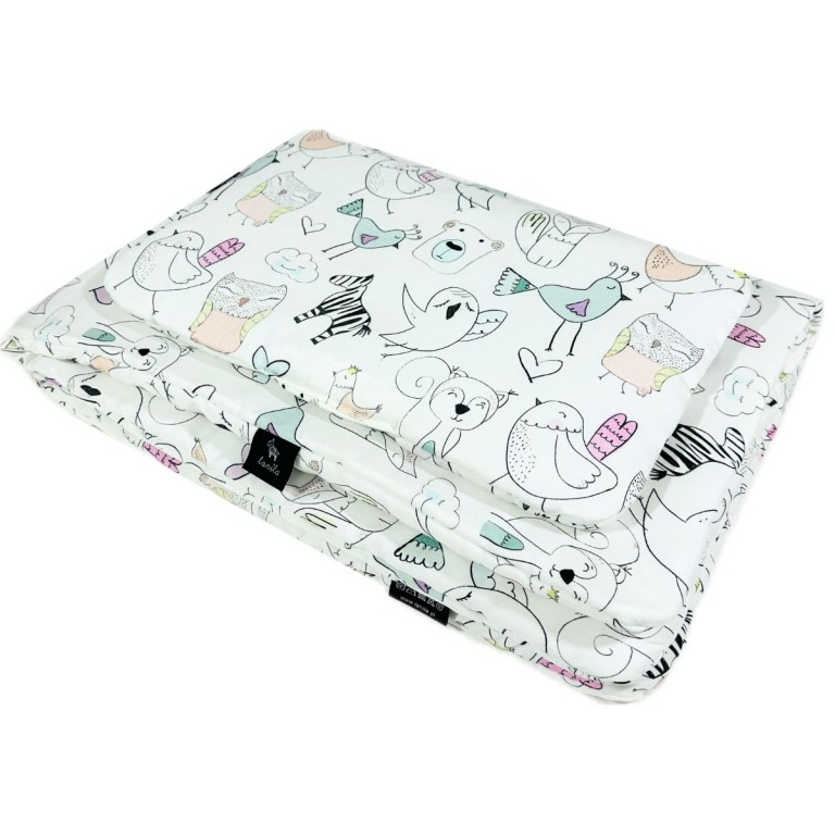 Bawełniana Pościel z Wypełnieniem Tender Friends 75x100cm