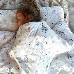 Beddings with Filling 100x135cm Tender Friends