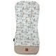 NOWY Baby Set Pad + Pillow + Cover + Strap Latte Indiana - Velvet