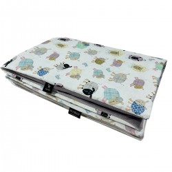 Kocyk Velvet 75x100 Lavender Cotton Sheep