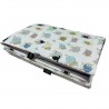 Medium Blanket 75x100cm Lavender Cotton Sheep - Velvet