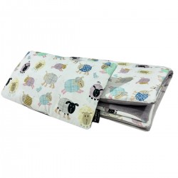 Zestaw Kocyk Velvet 75x100cm + Poduszka 25x40cm Velvet Lavender Cotton Sheep