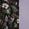 NEW Spring Stroller Bag Cloud Grey Tropical Jungle Velvet L/XL (1-3 years)