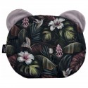 Teddy Pillow Cloud Grey Tropical Jungle - Velvet