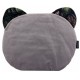 Teddy Pillow Cloud Grey Tropical Jungle - Velvet