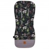 Stroller Pad Cloud Grey Tropical Jungle - Velvet Stroller Pad Cloud Grey Tropical Jungle - Velvet