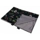 Kocyk Letni Cloud Grey Tropical Jungle 60x70cm - Velvet