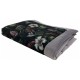 Newborn Blanket 60x70cm Cloud Grey Tropical Jungle - Velvet