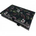 Medium Blanket 75x100cm Cloud Grey Tropical Jungle - Velvet