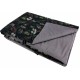 Preschooler Blanket 100x130cm Cloud Grey Tropical Jungle - Velvet