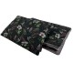 Preschooler Set Blanket 100x130cm + Pillow 40x60 Velvet Cloud Grey Tropical Jungle