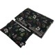 Baby Set Medium Blanket Velvet 75x100cm + Pillow 25x40cm Velvet Cloud Grey Tropical Jungle