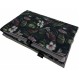 Baby Set Medium Blanket Velvet 75x100cm + Pillow 25x40cm Velvet Cloud Grey Tropical Jungle