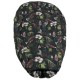 Baby Nest Cloud Grey Tropical Jungle - Velvet