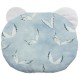 Teddy Pillow White Angel Wings - Velvet