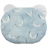 Teddy Pillow White Angel Wings - Velvet