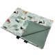 Baby Set Limit Newborn Light Blanket 75x100cm + Pillow 25x40cm Wafel Green Tukan + Heart