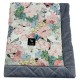 Set Limit Container + Newborn Blanket 60x70cm + Pillow 20x30cm Velvet Grey Lucy Bloom + Heart